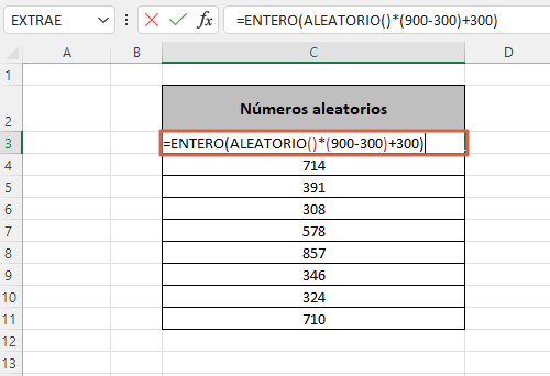 Como usar la funcion ALEATORIO en Excel para generar números aleatorios entre un rango paso 2